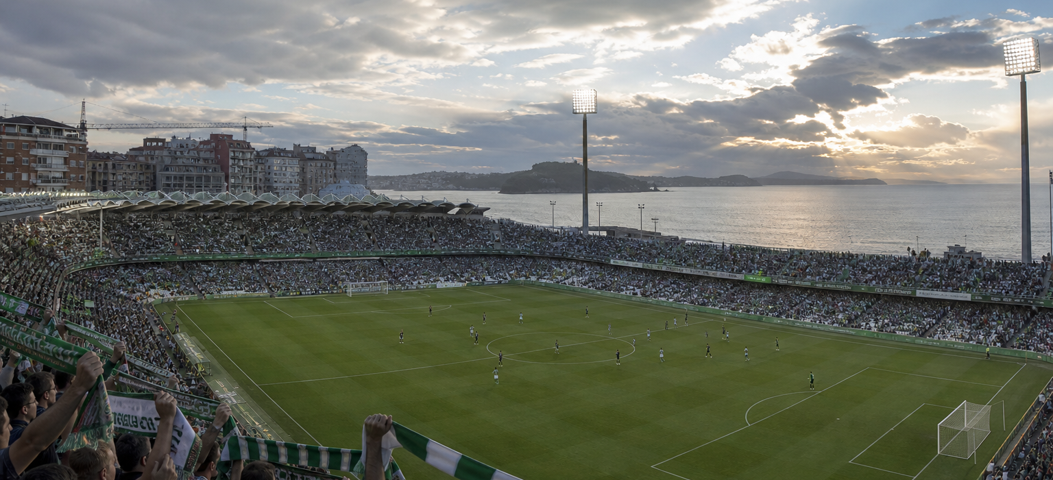 Campos de Sport de El Sardinero on Racing Santander match day
