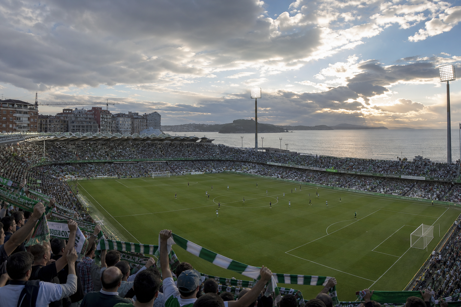 Campos de Sport de El Sardinero on Racing Santander match day